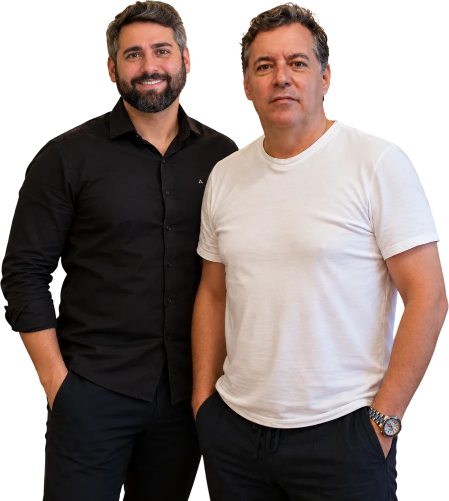 Leopoldo Arias e Italo Lima, lado a lado